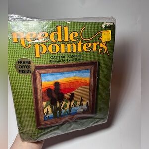 Vintage Sealed Needle Pointers Cattail Sampler Kit
